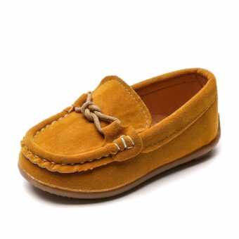 Boys' casual suede loafers