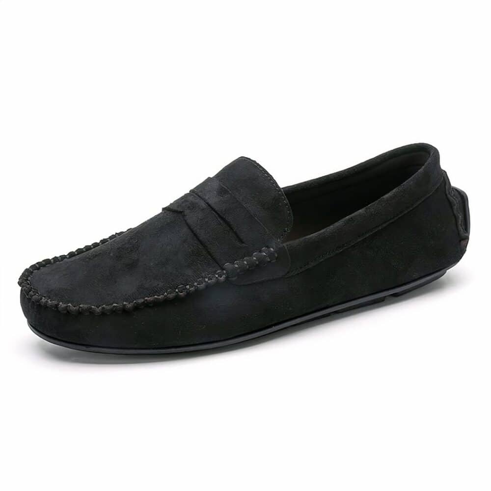 Breathable synthetic suede loafers for men - Image 10
