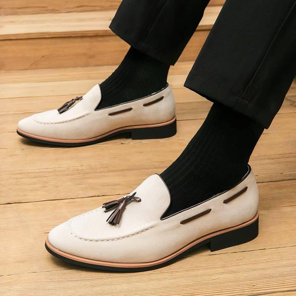 Men's casual suede tassel loafers - Image 4