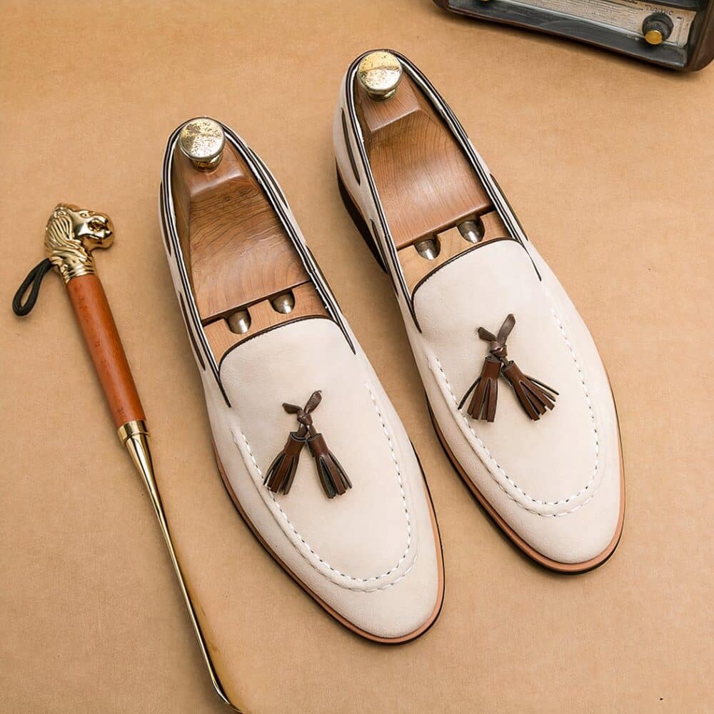Men's casual suede tassel loafers - Image 3