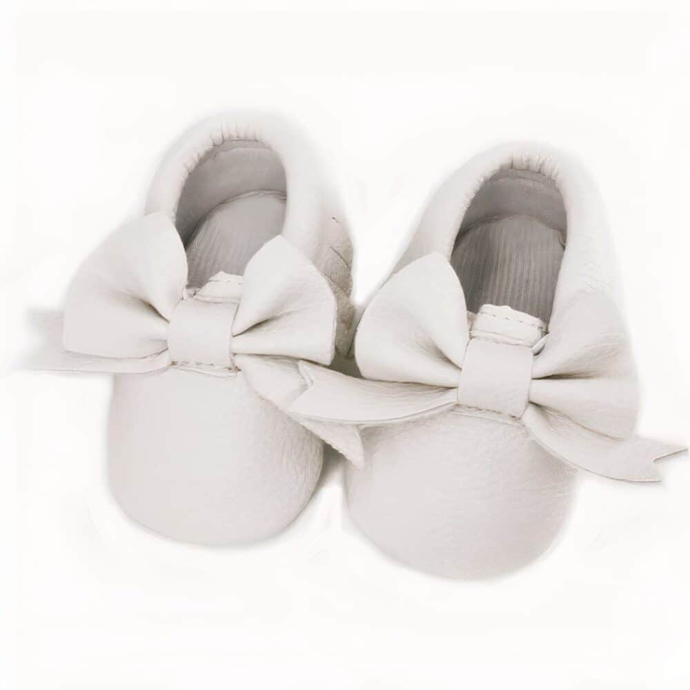 Moccasins with bow tie for newborns - Image 5