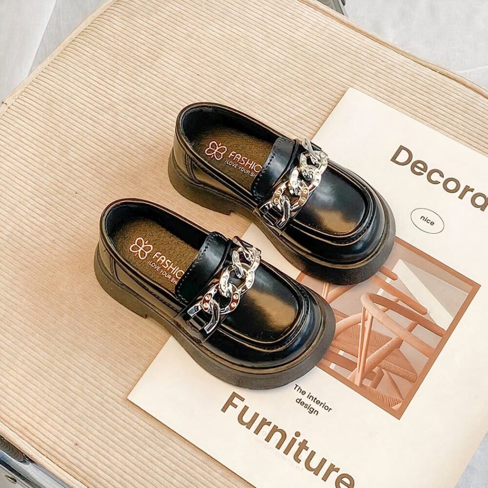 School moccasins with soft soles - Image 4