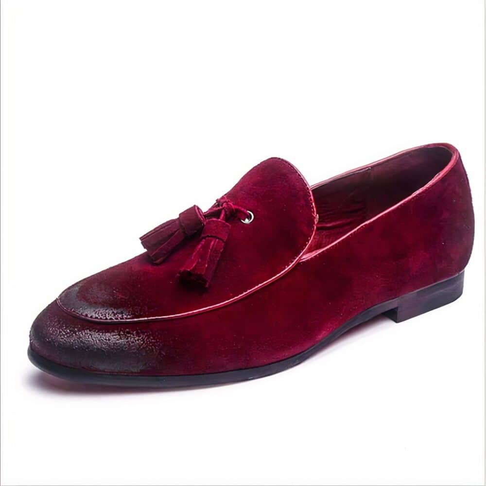 Soft suede and classic tassel loafers for men - Image 3