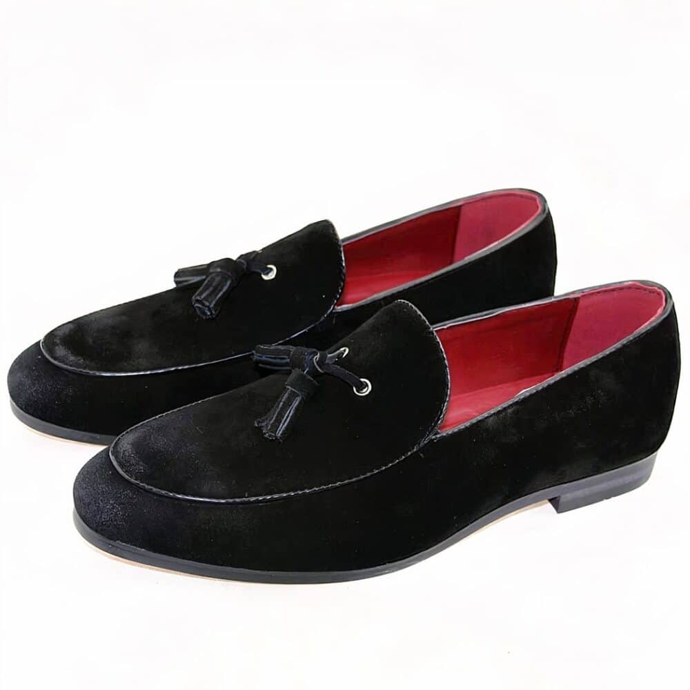 Soft suede and classic tassel loafers for men - Image 4