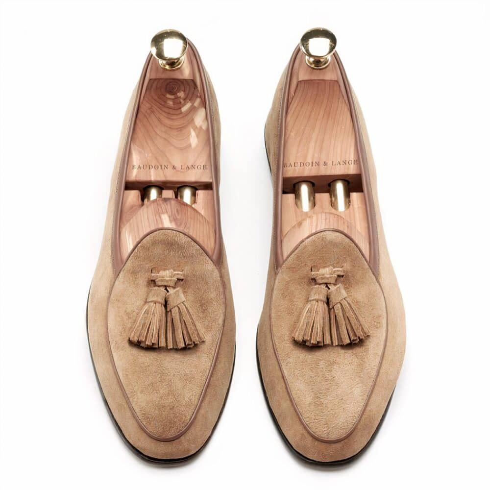 Suede tassel loafers for men - Image 8