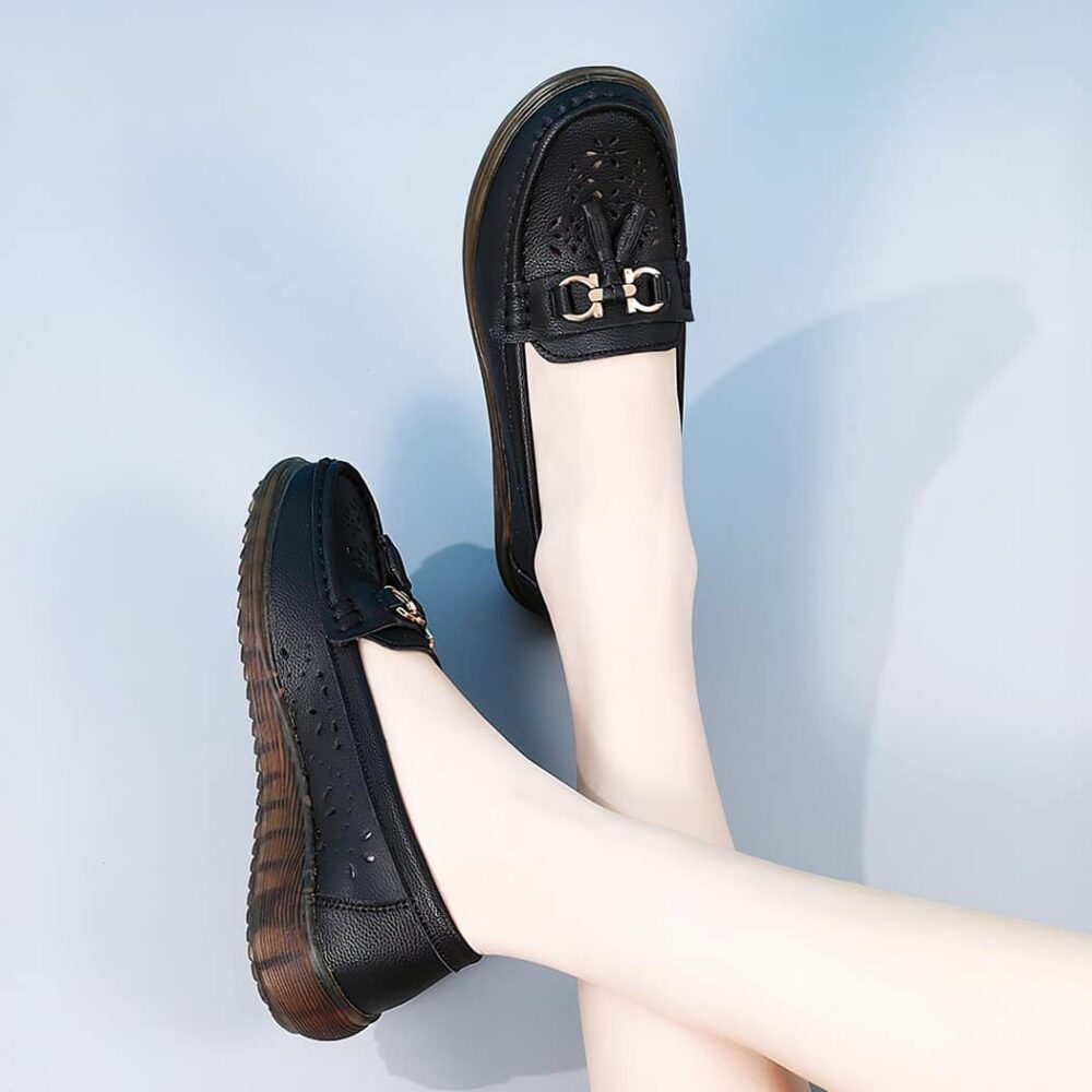 Women's tassel slip-on loafers - Image 6