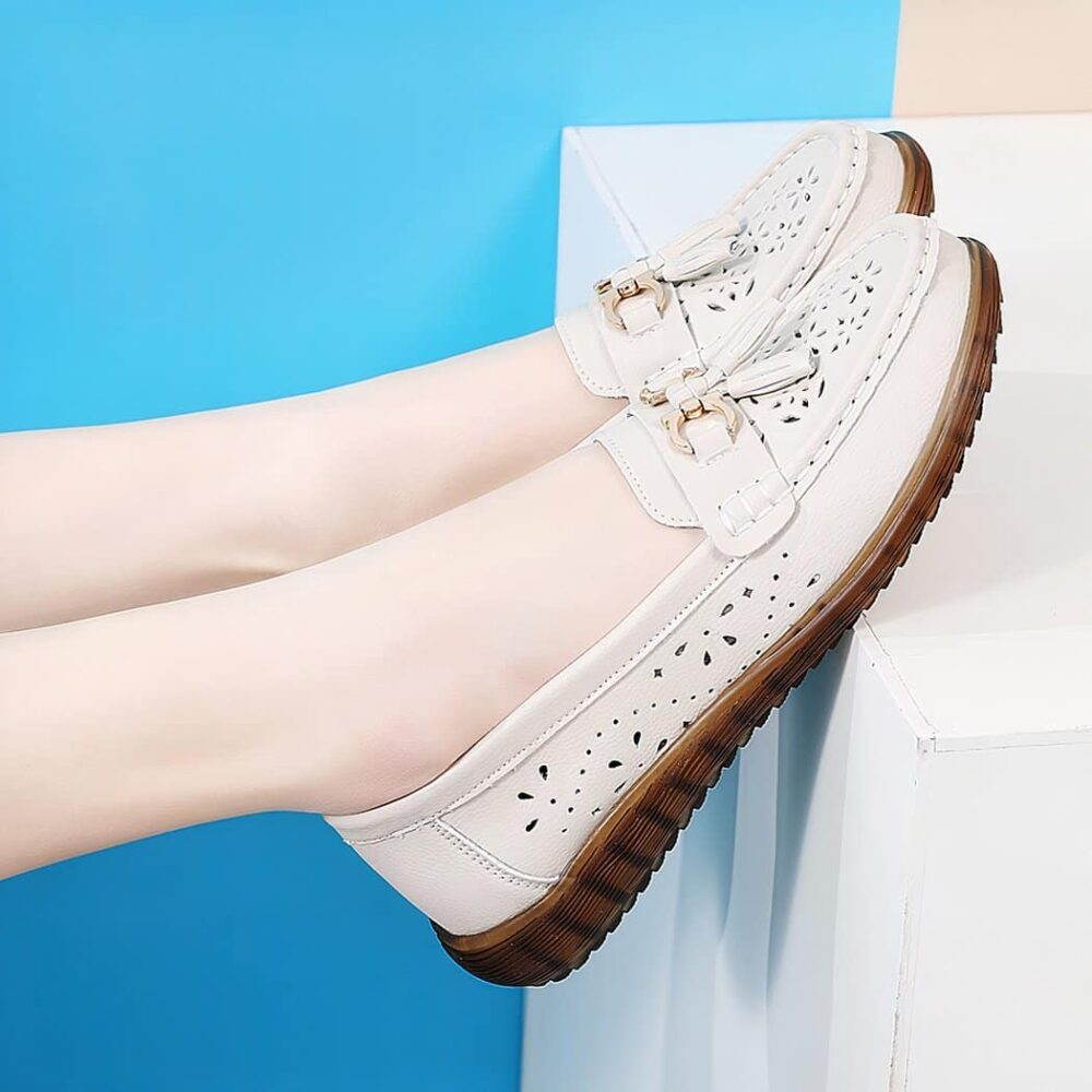 Women's tassel slip-on loafers - Image 4