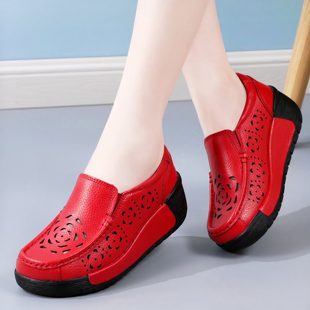 Breathable orthopedic moccasins for women - Image 5