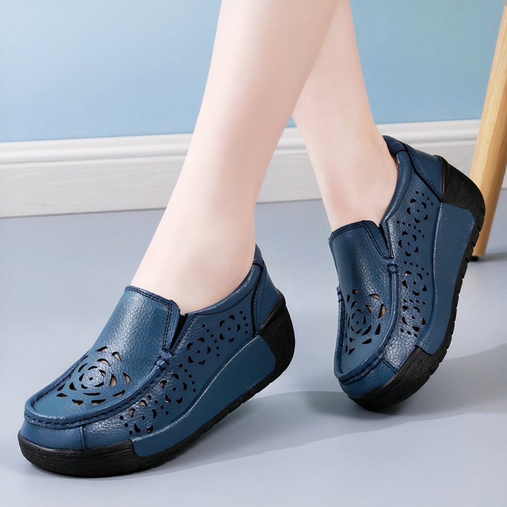 Breathable orthopedic moccasins for women - Image 8