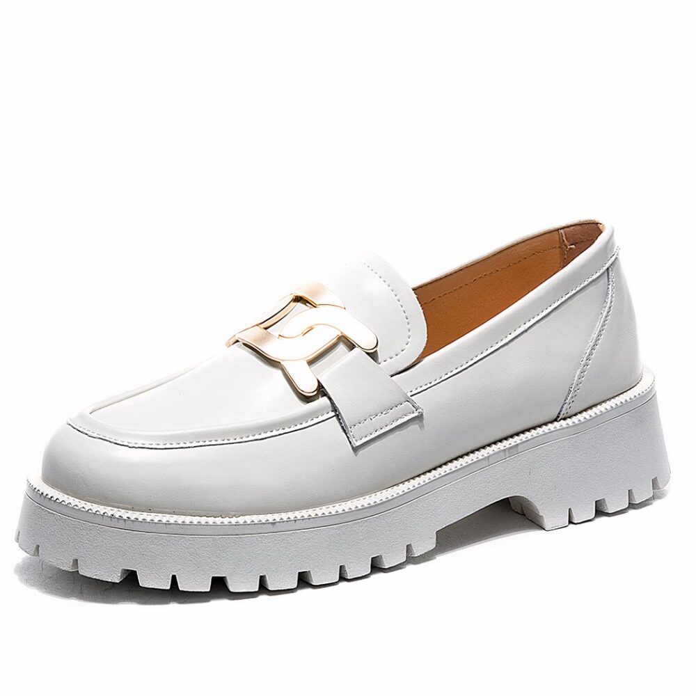 Sophisticated platform loafers for women - Image 5