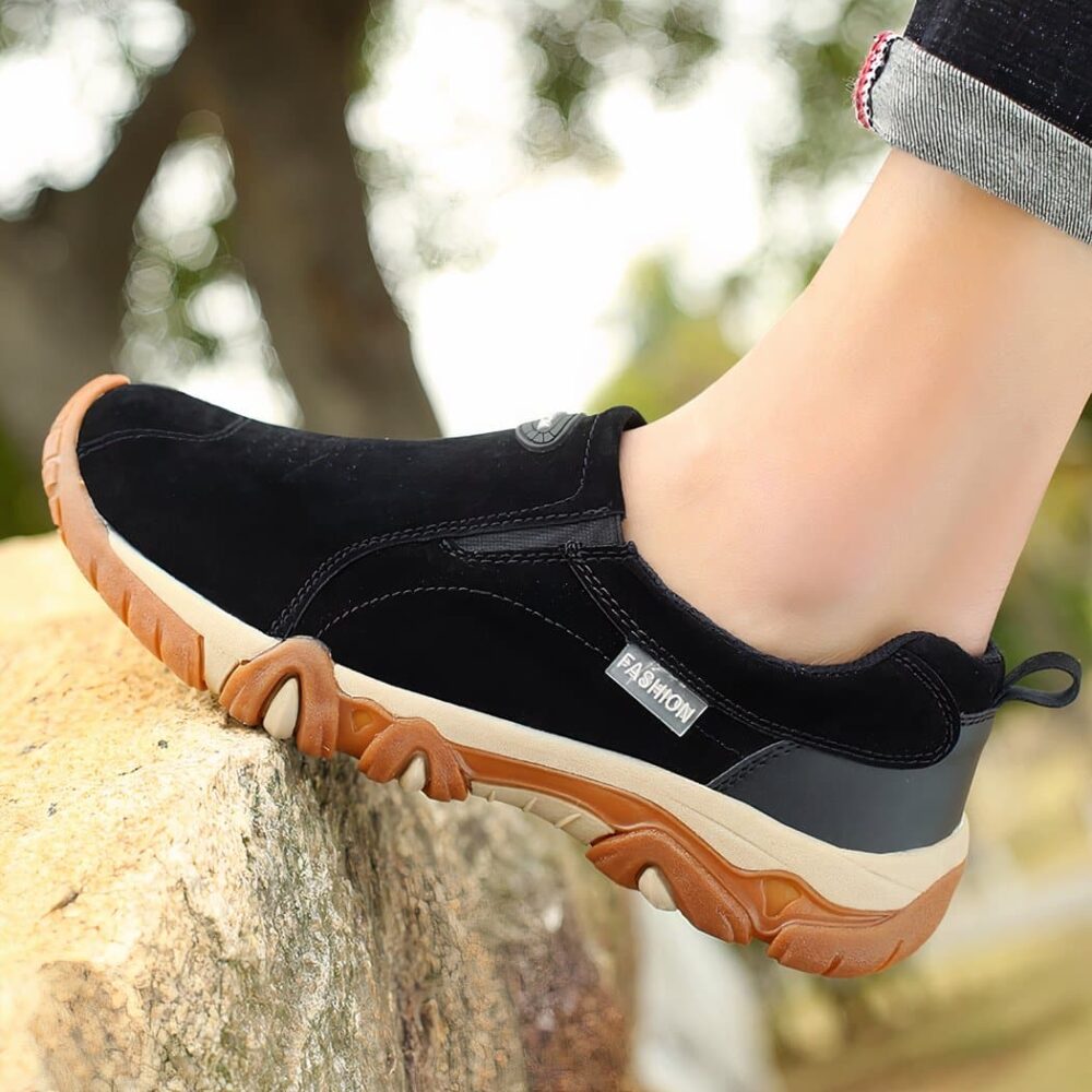 Synthetic orthopedic moccasins for men - Image 2