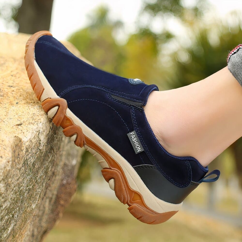 Synthetic orthopedic moccasins for men - Image 4