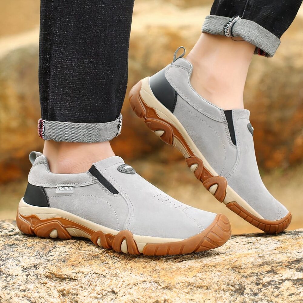 Synthetic orthopedic moccasins for men - Image 5