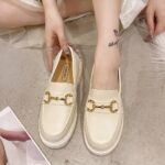 Women's simple platform loafers