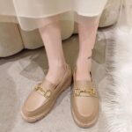 Women's simple platform loafers