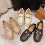 Women's simple platform loafers