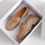 Women's simple platform loafers