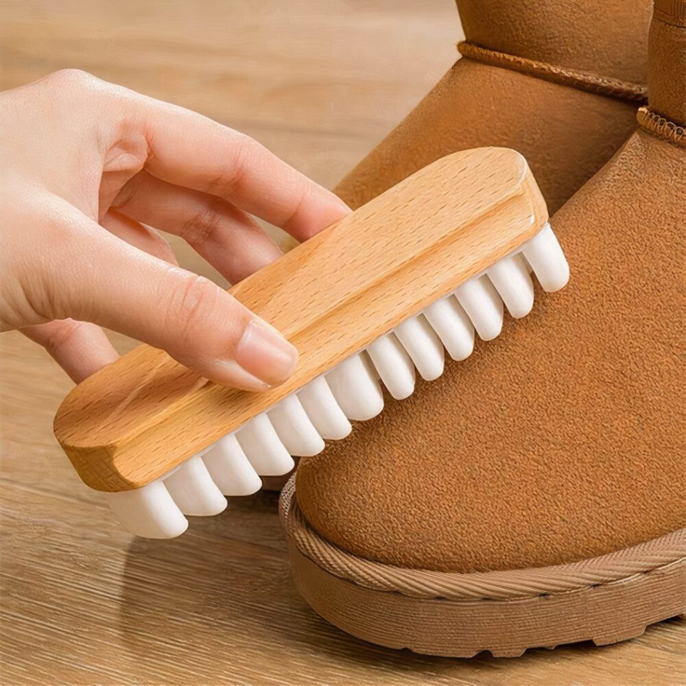 Suede shoe cleaning brush