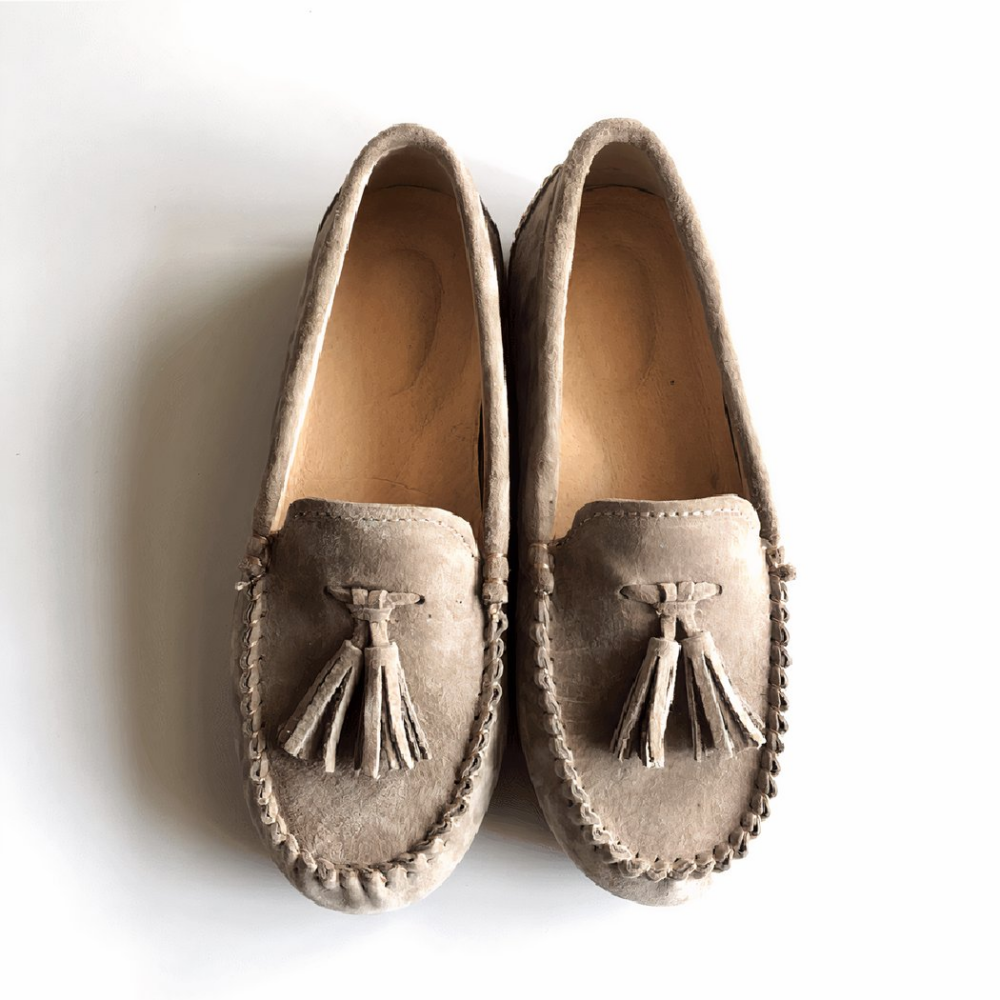 Genuine suede tassel loafers for women - Image 2