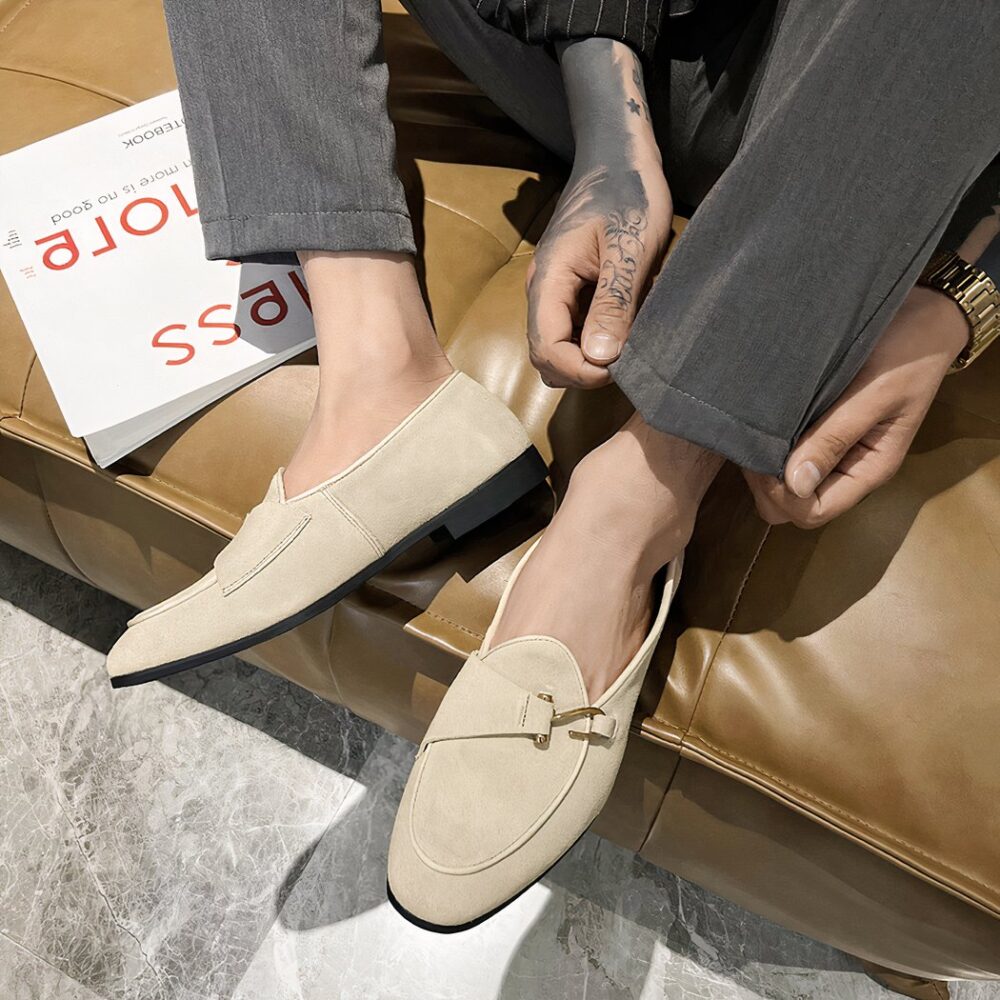 Classic suede loafers for men - Image 3