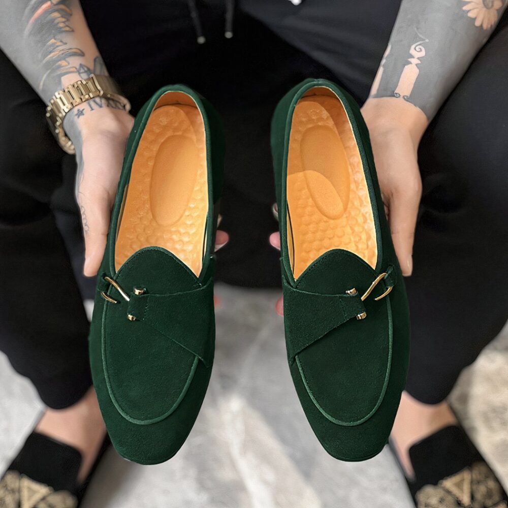 Classic suede loafers for men - Image 2