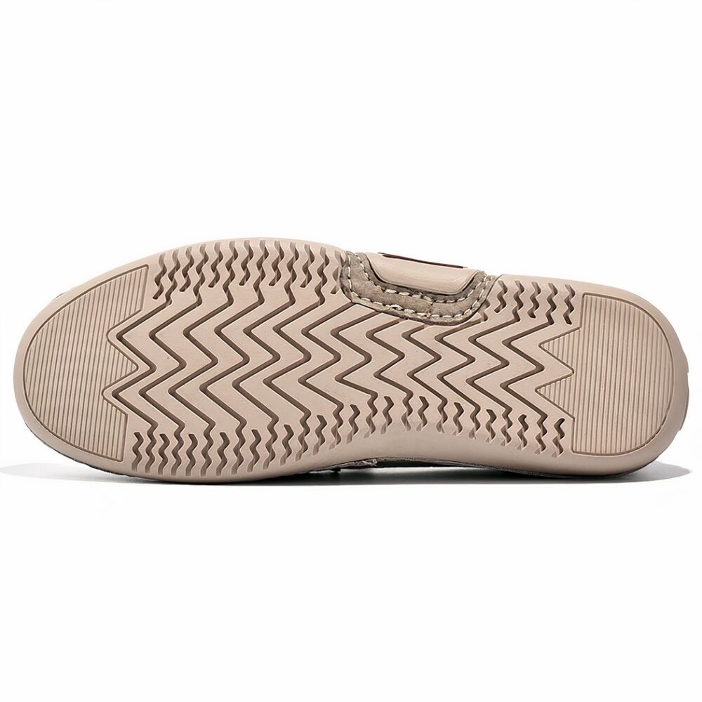 Men's casual beige suede loafers - Image 5
