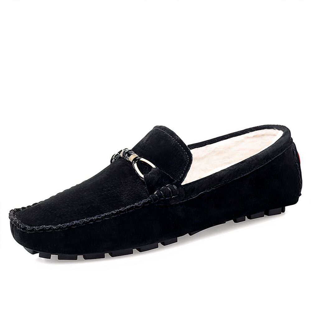 Men's casual synthetic suede loafers - Image 4
