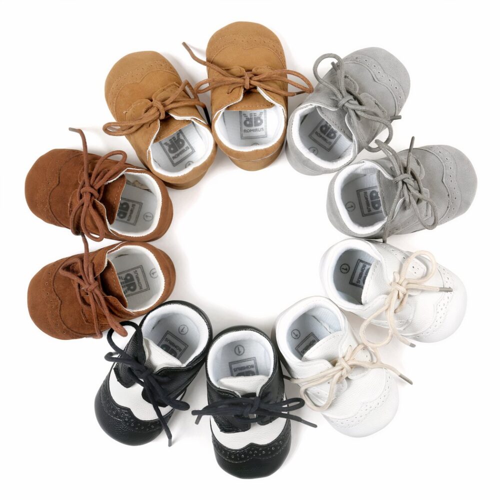 brown black white grey round moccasin set