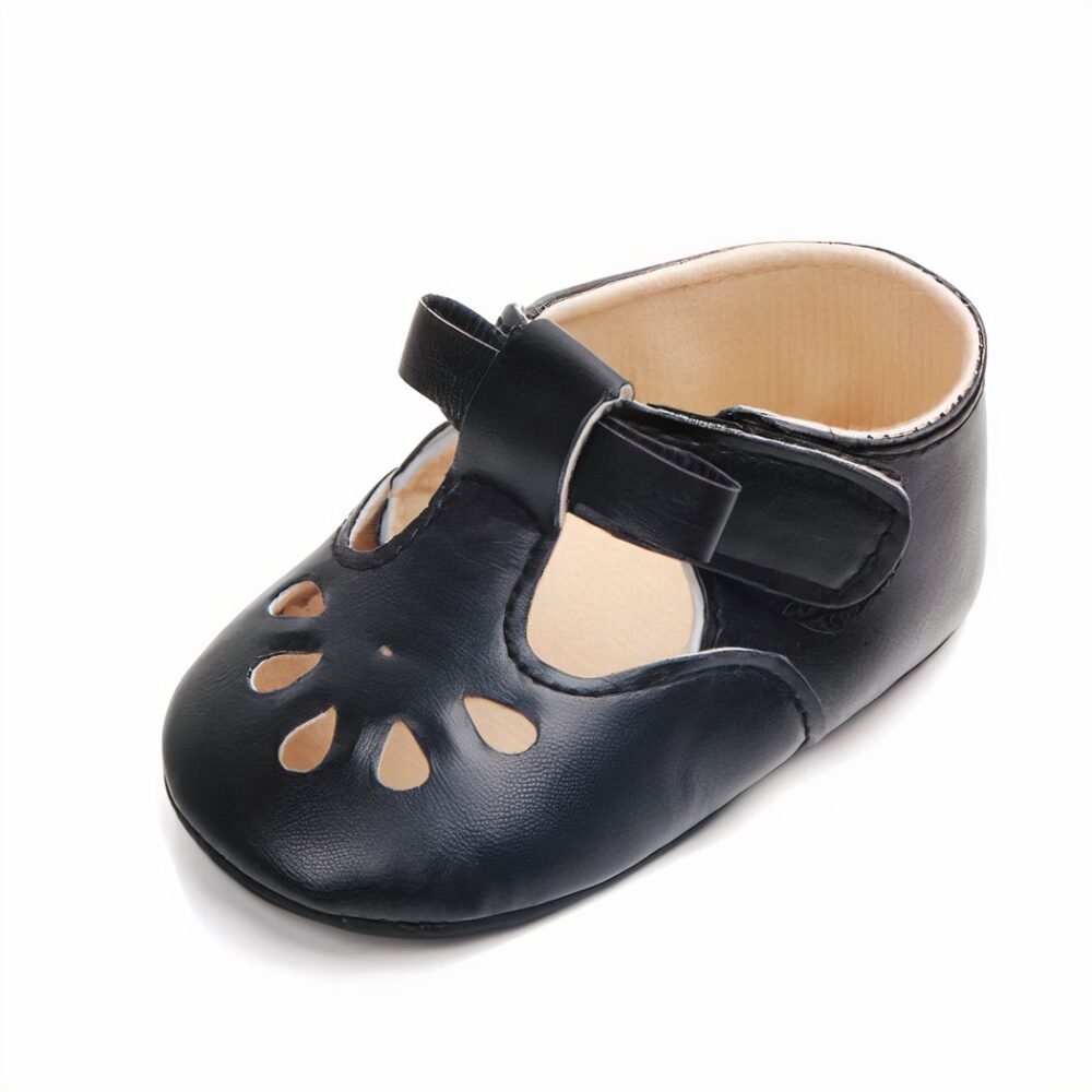 Semi-open moccasins for baby girls - Image 5