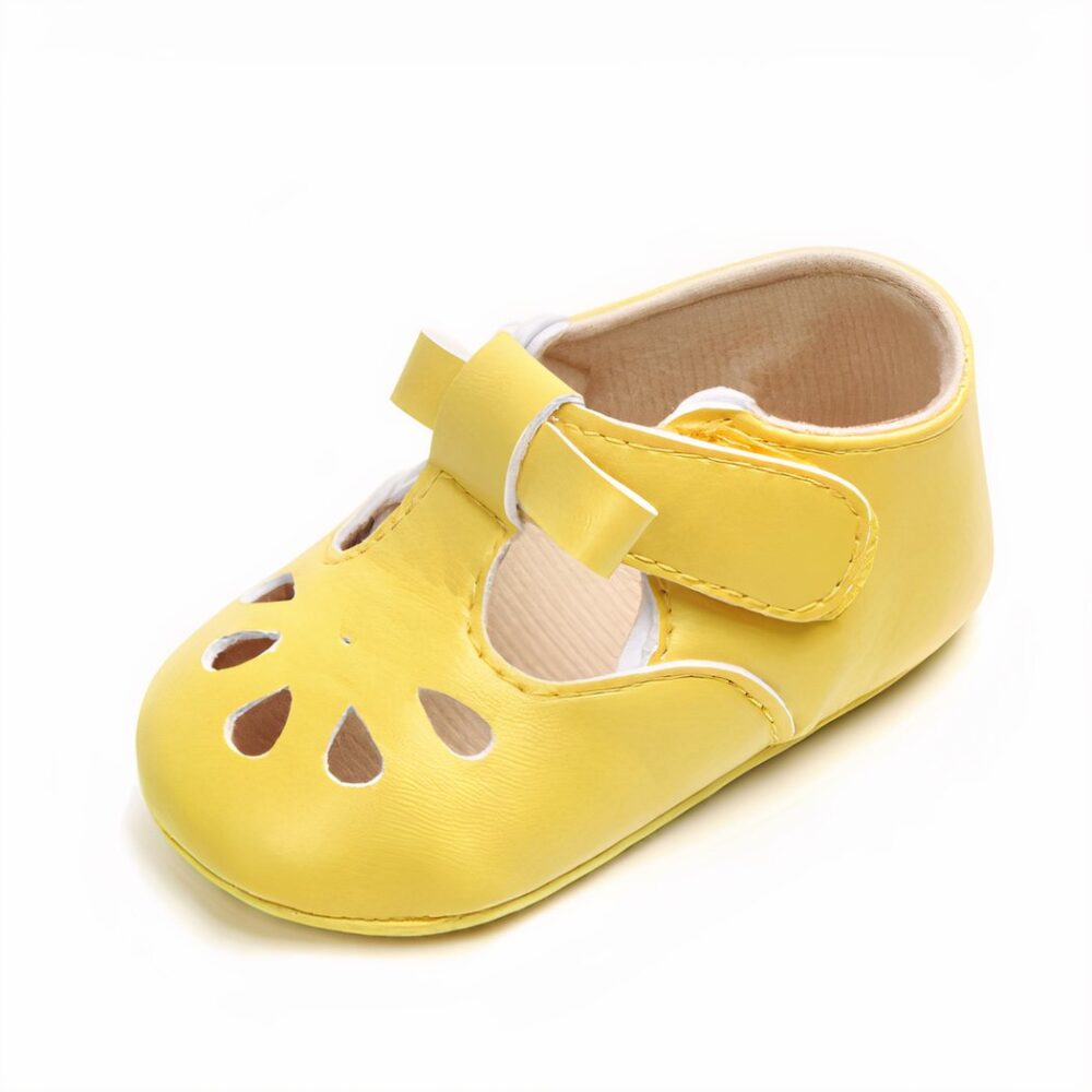 Semi-open moccasins for baby girls - Image 4