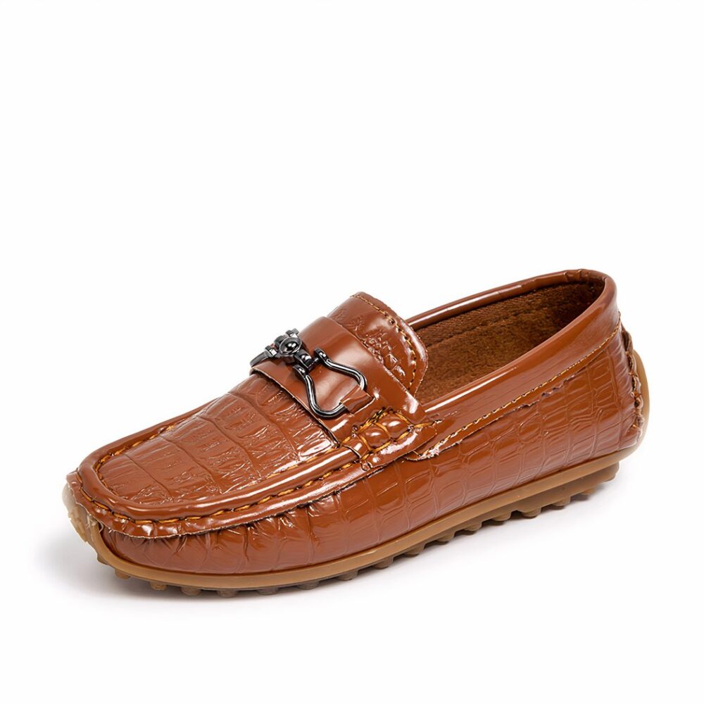 Versatile patent leather moccasins for boys - Image 6