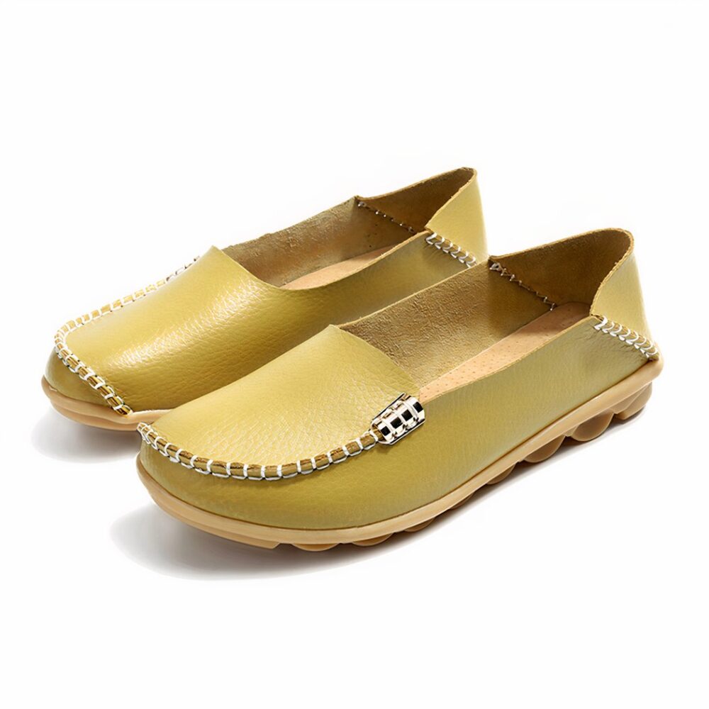 Women's flat moccasins in a variety of colors - Image 4