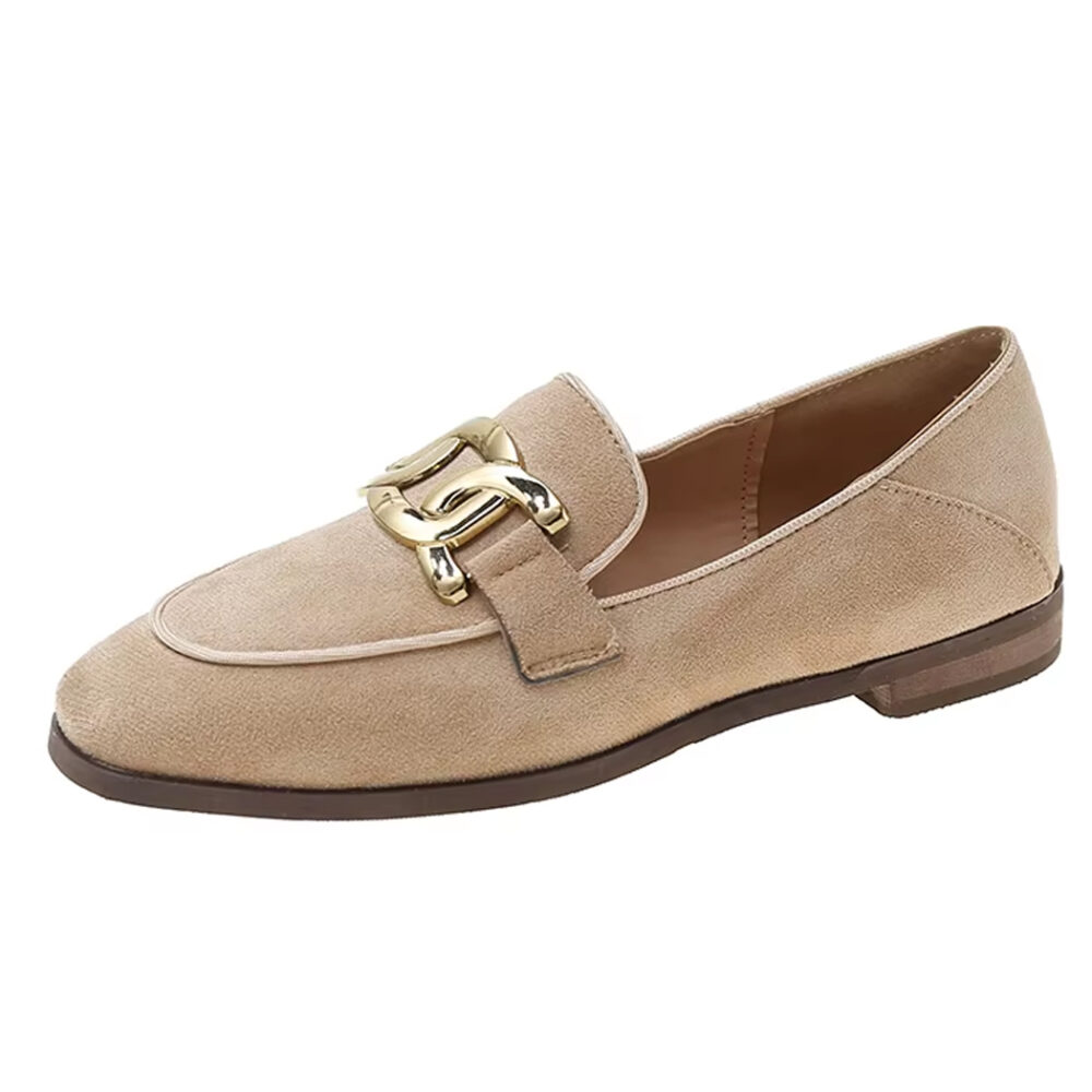 Vintage buckle loafers for women - Image 5