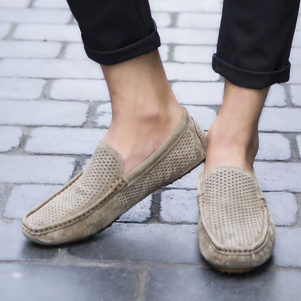 Summer suede loafers for men - Image 5