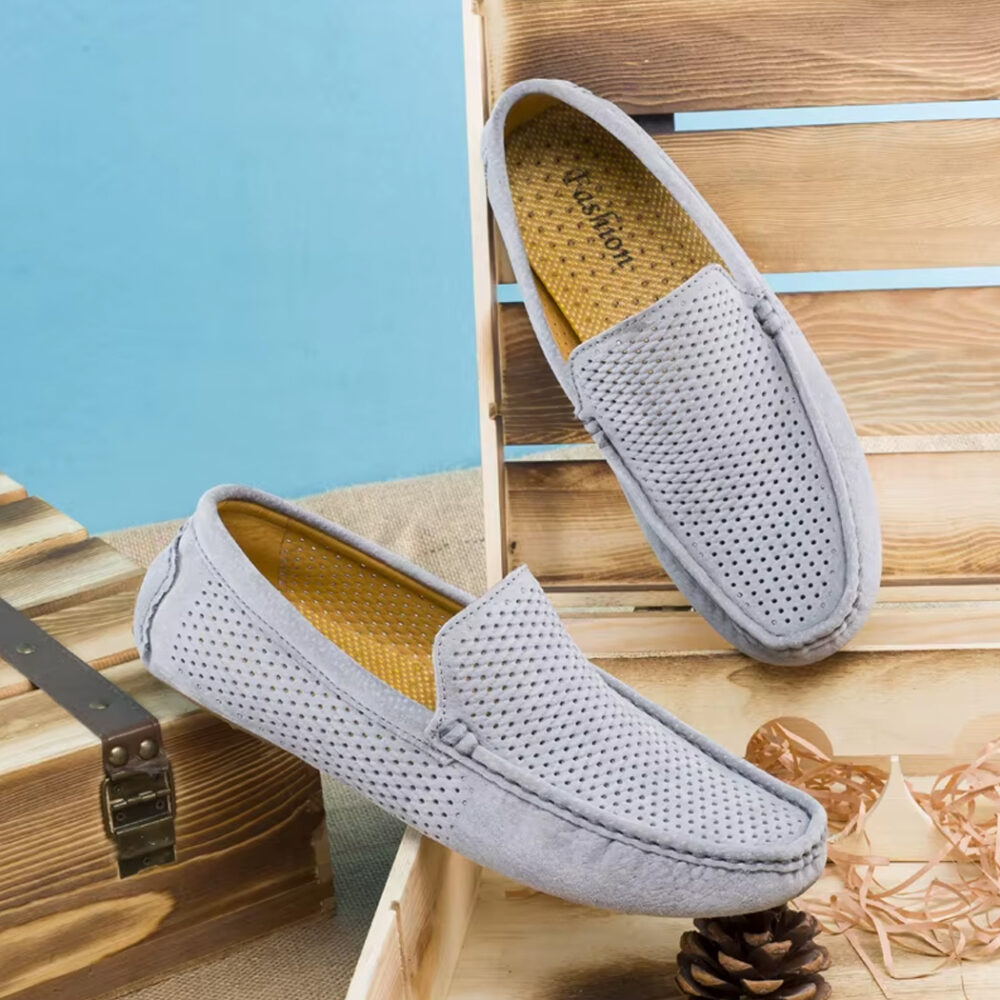 Summer suede loafers for men - Image 7