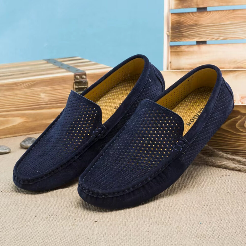 Summer suede loafers for men - Image 9