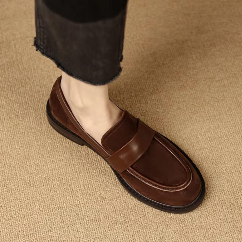 Elegant suede loafers for women - Image 6
